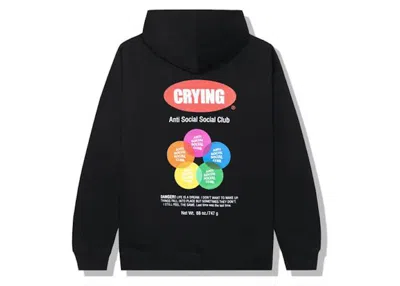 Pre-owned Anti Social Club Men's  Toy With Me Hoodie In Black