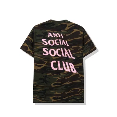 Pre-owned Anti Social Club Men's  True Colors Tee Shirt In Camo In Multi