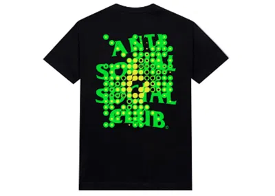 Pre-owned Anti Social Club Men's  Trypophobia Tee Shirt In Black