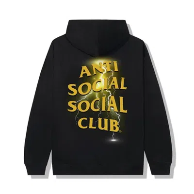 Pre-owned Anti Social Club Men's  Twista Hoodie In Black