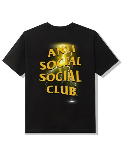 Pre-owned Anti Social Club Men's  Twista T-shirt In Black