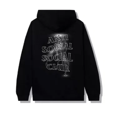 Pre-owned Anti Social Club Men's  Twisted Hoodie In Black