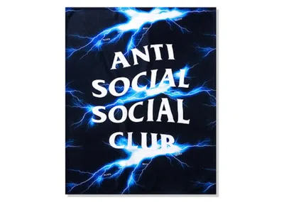 Pre-owned Anti Social Club Men's  Twister Blanket