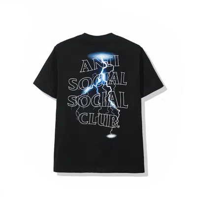 Pre-owned Anti Social Club Men's  Twister Tee Shirt (fw19) In Black