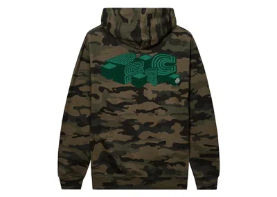 Pre-owned Anti Social Club Men's  Uncertainty Hoodie In Camo In Multi