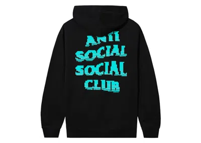 Pre-owned Anti Social Club Men's  We Melt Alone Hoodie In Black