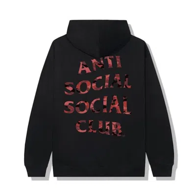 Pre-owned Anti Social Club Men's  Wild Life Hoodie In Black