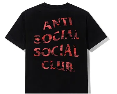 Pre-owned Anti Social Club Men's  Wild Life T-shirt In Black