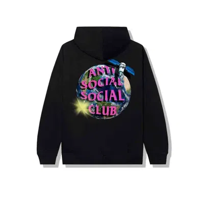 Pre-owned Anti Social Club Men's  Worldwide Hoodie In Black