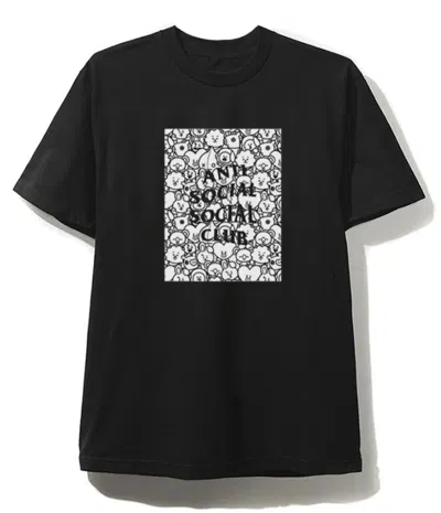 Pre-owned Anti Social Club Men's  X Bt21 What You Need Tee Shirt (fw19) In Black
