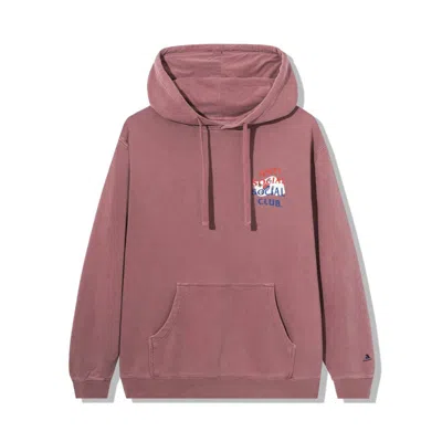 Pre-owned Anti Social Club Men's  X Case Study Flag Hoodie In Red