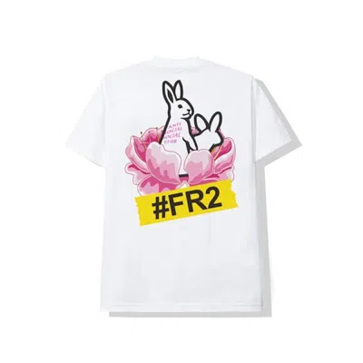 Pre-owned Anti Social Club Men's  X Fr2 Lapin T-shirt In White