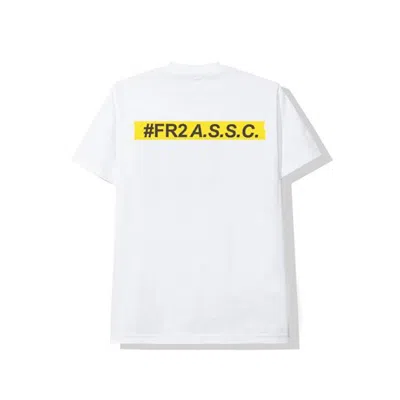 Pre-owned Anti Social Club Men's  X Fr2 Roll T-shirt In White