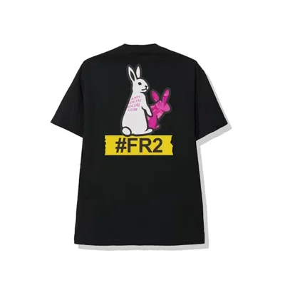 Pre-owned Anti Social Club Men's  X Fr2 Serrated T-shirt In Black