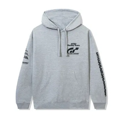 Pre-owned Anti Social Club Men's  X Gran Turismo Hoodie In Grey In Gray