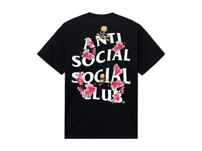 Pre-owned Anti Social Club Men's  X Mastermind Mmotch Tee Shirt In Black
