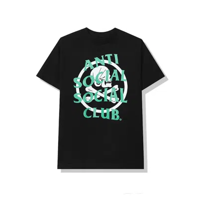 Pre-owned Anti Social Club Men's  X Neighborhood Cambered Tee Shirt In Black