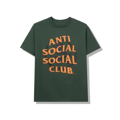 Pre-owned Anti Social Club Men's  X Neighborhood Cambered Tee Shirt In Green