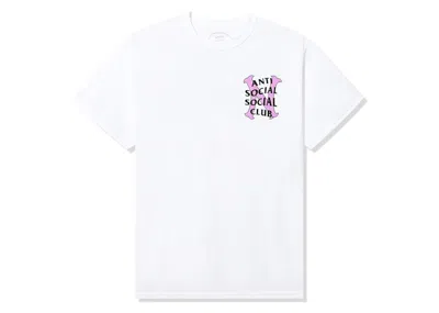 Pre-owned Anti Social Club Men's  X Neighborhood N Tee Shirt In White