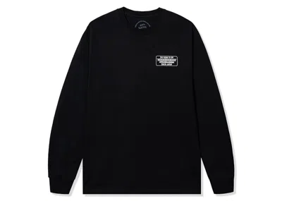 Pre-owned Anti Social Club Men's  X Neighborhood Plaque Long Sleeve Tee Shirt In Black