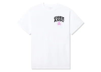 Pre-owned Anti Social Club Men's  X Neighborhood Reverse Tee Shirt In White