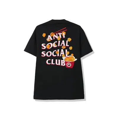 Pre-owned Anti Social Club Men's  X Panda Express Tee Shirt In Black