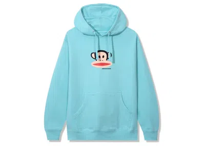 Pre-owned Anti Social Club Men's  X Paul Frank Hoodie In Mint