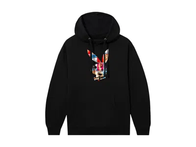 Pre-owned Anti Social Club Men's  X Playboy Of The Year Hoodie In Black