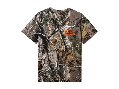 Pre-owned Anti Social Club Men's  X Playboy Read It Tee Shirt In Real Tree