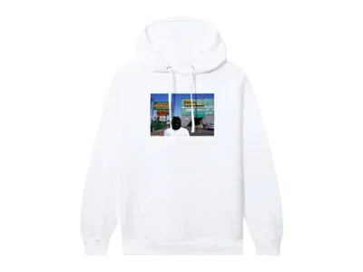 Pre-owned Anti Social Club Men's  X Polo Shirt Cutty Slauson Superman Hoodie In White