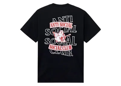 Pre-owned Anti Social Club Men's  X True Religion Antitruth Premium Heavyweight Tee Shirt In Black