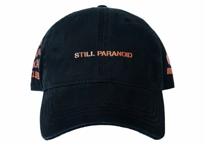Pre-owned Anti Social Club Men's  X Undefeated Still Paranoid Cap In Black