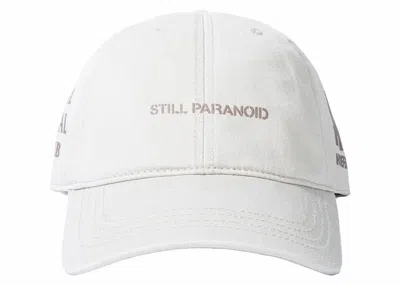 Pre-owned Anti Social Club Men's  X Undefeated Still Paranoid Cap In Natural In Brown