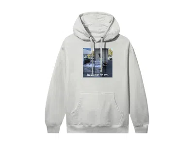 Pre-owned Anti Social Club Men's  X Usps Delivery Hoodie In Smoke