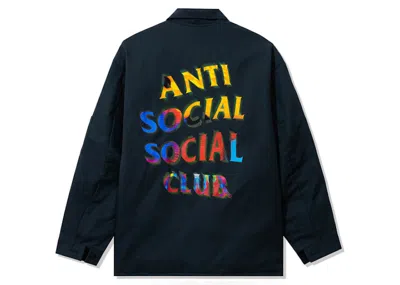 Pre-owned Anti Social Club Men's  Zuiderzee Jacket In Green