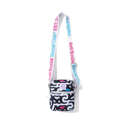Pre-owned Anti Social Club Negative Space Side Bag In White