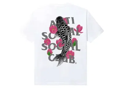 Pre-owned Anti Social Club Ornamental 3m Tee Shirt In White