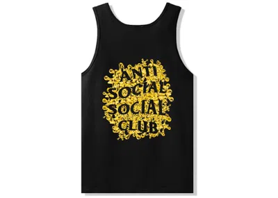 Pre-owned Anti Social Club Our Experiment Tank Top In Black