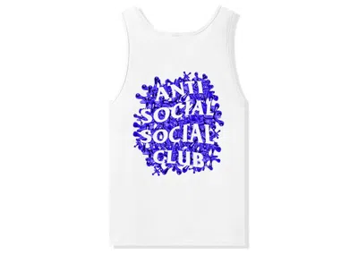 Pre-owned Anti Social Club Our Experiment Tank Top In White