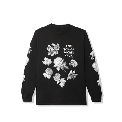 Pre-owned Anti Social Club Strange Arrangements Longsleeve Tee Shirt In Black