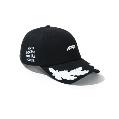 Pre-owned Anti Social Club Undftd X F1 Cap In Black