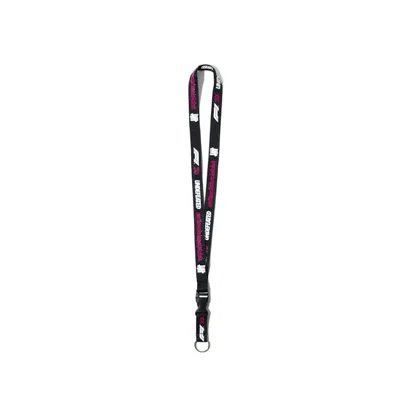 Pre-owned Anti Social Club Undftd X F1 Lanyard In Black