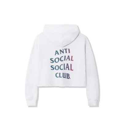 Pre-owned Anti Social Club Women's  Abg Crop Top In White