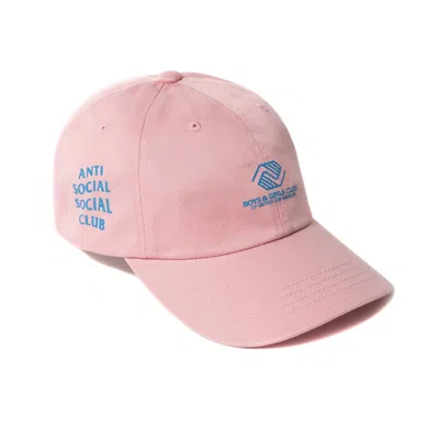 Pre-owned Anti Social Club X Bgcmla Cap In Pink