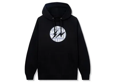 Pre-owned Anti Social Club X Fragment Called Interference Hoodie (fw22) In Black
