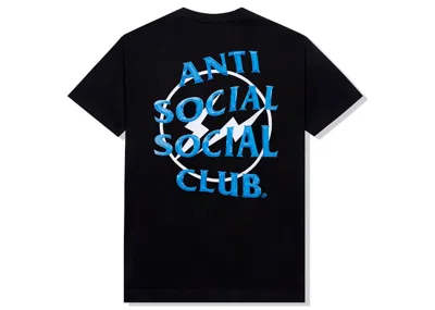 Pre-owned Anti Social Club X Fragment Precious Petals Tee Shirt (fw22) In Black Blue In Multi