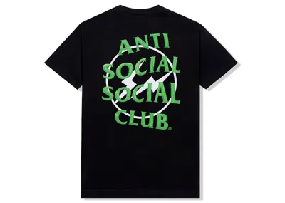 Pre-owned Anti Social Club X Fragment Precious Petals Tee Shirt (fw22) In Black Green In Multi