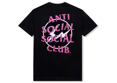 Pre-owned Anti Social Club X Fragment Precious Petals Tee Shirt (fw22) In Black Pink