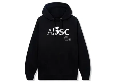 Pre-owned Anti Social Club X Fragment Type A Hoodie (fw22) In Black
