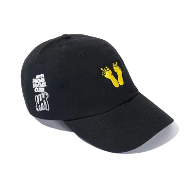 Pre-owned Anti Social Club X Undefeated Cap In Black